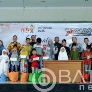 Kantor Media Bersama : Berikan Santunan Anak Yatim Dan Potong Tumpeng di Acara HPN Tahun 2025 