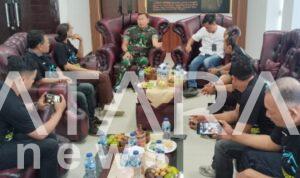 Komandan Kodim Bojonegoro dan Kabulog pada Gelar Diskusi Ketahanan Pangan Bersama Aktivis Kolam Pancing (AKP)