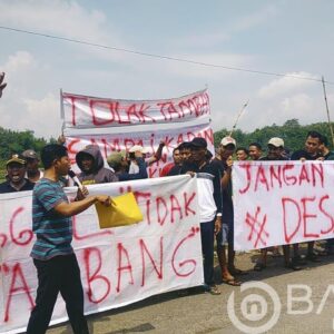 Mafia Tambang Garuk Alam Bojonegoro Beraksi, Warga Ringin Tunggal Demonstrasi