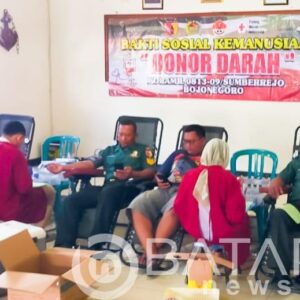 Donor Sik masseeh…!!!Koramil Sumberrejo Bojonegoro Gelar Bakti Sosial Donor Darah