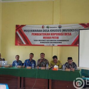 Musyawarah Desa khusus Mejuwet Hasilkan Pembentukan Kopdes Merah Putih