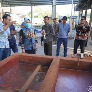 Wabup Bojonegoro Sidak bersama tim terpadu ,Tegaskan Penghentian Operasional PT Sata Tec Indonesia