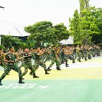 Tingkatkan Kedisiplinan dan Ketangguhan, Prajurit Kodim Bojonegoro Gelar Latihan Pencak Silat Militer