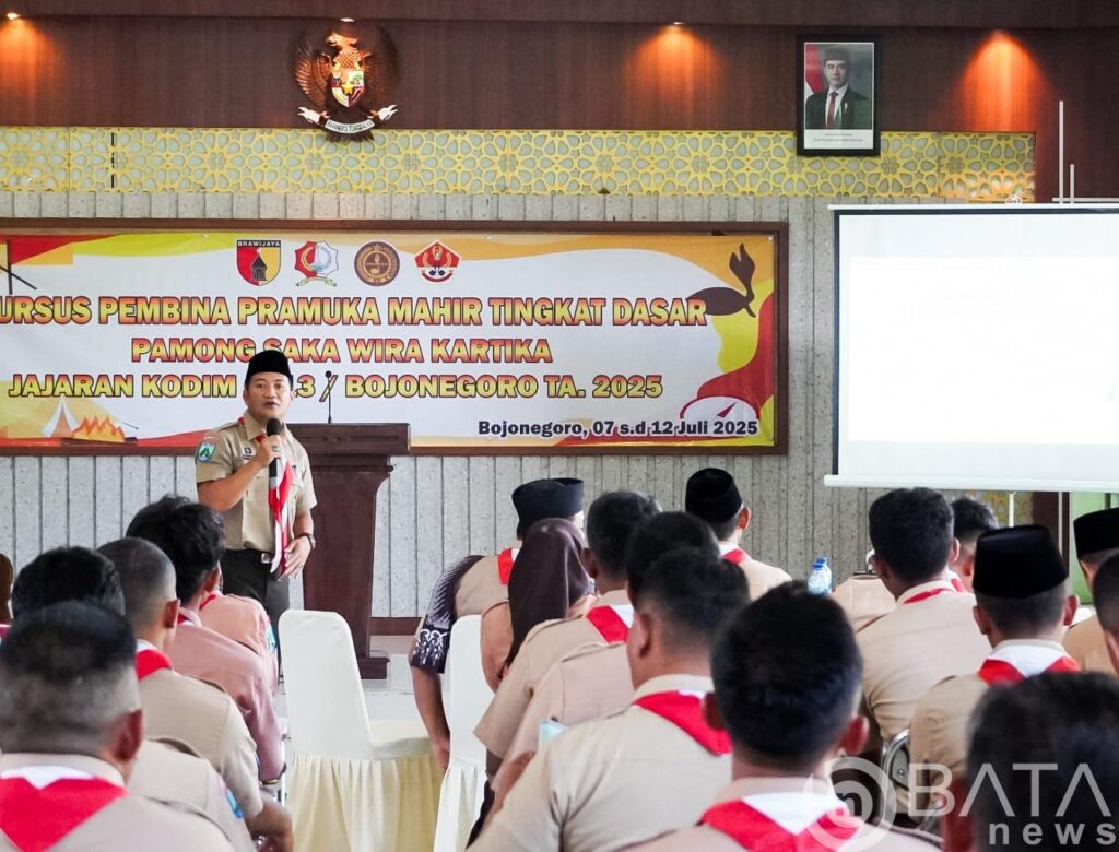 Tingkatkan Kualitas Pembina Pramuka, Kodim Bojonegoro Gelar Kursus Mahir Dasar Pamong Saka Wira Kartika