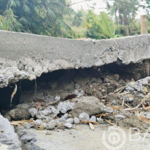 Pembangunan Box Culvert dan Rabat Beton JUT di Desa Krondonan Rp 98 Juta Diduga Tak Sesuai Prosedur, Tanah Dasar Berlubang