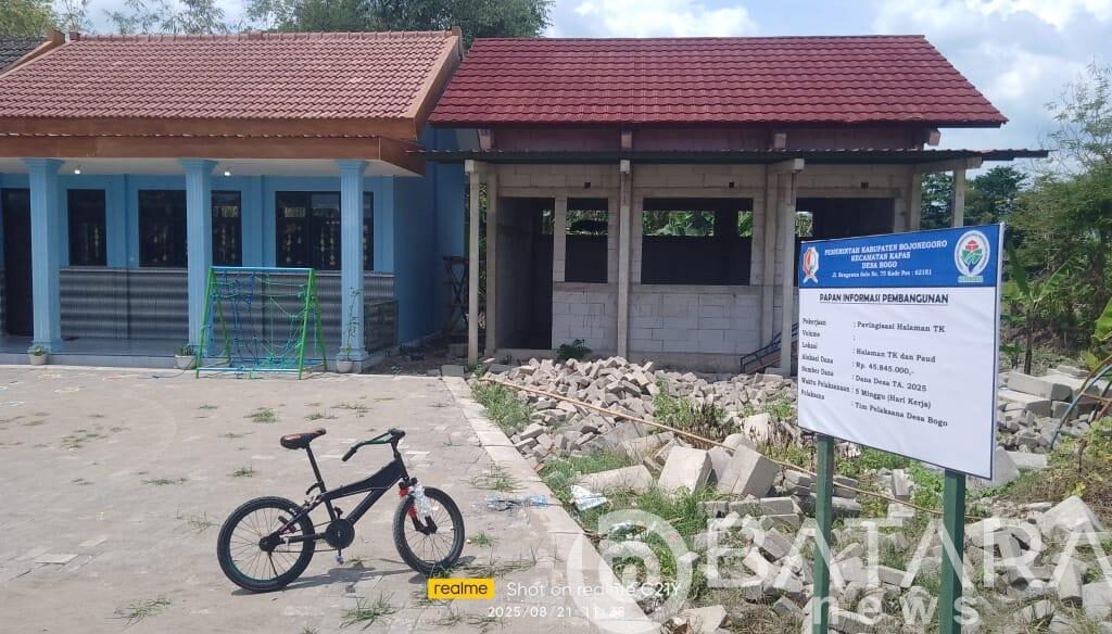 Pembangunan Gedung PAUD di Desa Bogo Mangkrak