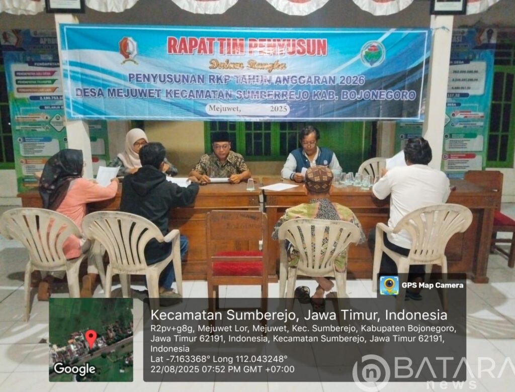 Desa Mejuwet, Kecamatan Sumberrejo, Bojonegoro Susun Tim RKP 2026