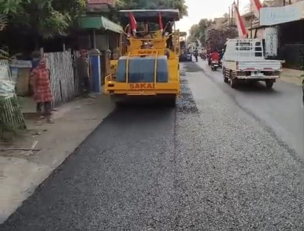 Perbaikan Jalan Juwana–Jetak Dengan Anggaran Rp13,4 Miliar, Gunakan Beton dan Aspal Hotmix