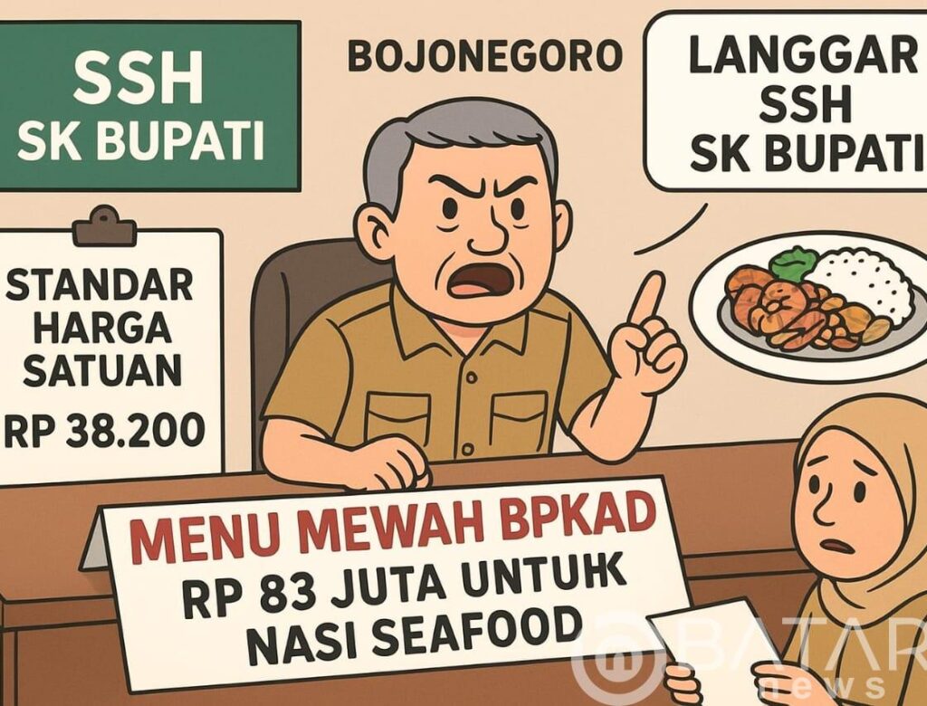 BPKAD Bojonegoro Pesan Menu Mewah Rp83 Juta, Publik Pertanyakan Etika Anggaran