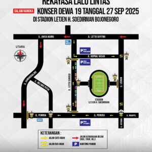 Satlantas Siapkan Rekayasa Lalu Lintas Festival Dewa 19