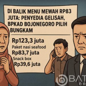 Di Balik Menu Mewah Rp83 Juta: Penyedia Gelisah, BPKAD Bojonegoro Pilih Bungkam