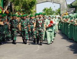 Suasana Haru Iringi Serah Terima Jabatan Dandim 0813 Bojonegoro
