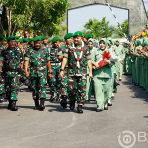 Suasana Haru Iringi Serah Terima Jabatan Dandim 0813 Bojonegoro