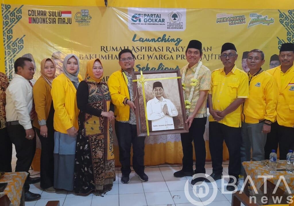 Zulfikar Arse Sadikin Resmikan Dua Program Unggulan Golkar Bojonegoro, Tegaskan Politik yang Hadir untuk Rakyat