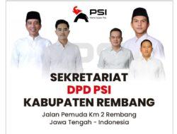 Resmi! Rachmat Hidayat Ditunjuk Jadi Ketua DPD PSI Rembang