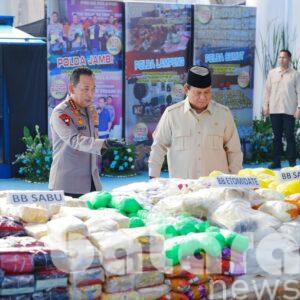 Prabowo,seberat 214,84 Ton Narkoba Dimusnahkan — Perang Terbuka pada Kartel, Rp 29 Triliun Uang Gelap Dipatahkan