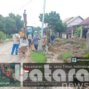 Aroma Jual Beli Proyek Menyengat di Tuban, Drainase Desa Jati Diduga Disubkontrakkan Ilegal