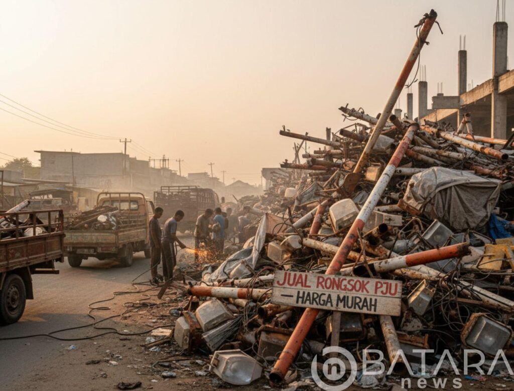 7 Ton Tiang PJU Dishub Pati Dijual Secara Ilegal Tanpa Lelang