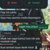 Minta Bantuan DPRD Mengatasnamakan Media Melalui Chat WA Dengan Nomer Tak Dikenal