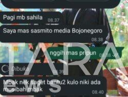 Minta Bantuan DPRD Mengatasnamakan Media Melalui Chat WA Dengan Nomer Tak Dikenal
