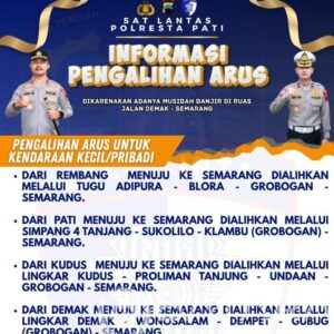 Waspada! Hindari Titik Banjir Demak-Semarang, Ini 4 Rute Alternatif Wajib Tahu dari Polisi