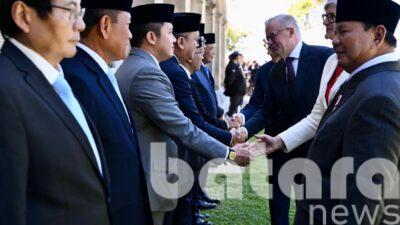 Presiden Prabowo Subianto Disambut Oleh Perdana Menteri Australia