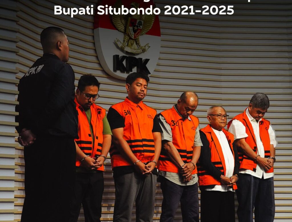 KPK Tahan Lima Tersangka Kasus Suap Proyek di Pemkab Situbondo, Libatkan Bupati Aktif