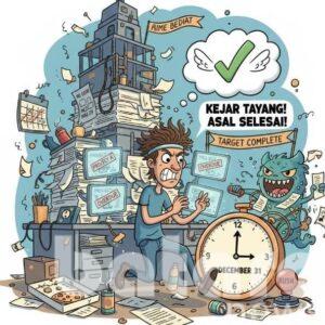 “Takaran di Ujung Tahun”Lelang Molor, Proyek Dikebut, Mutu Dipertaruhkan Karena Kejar Tayang