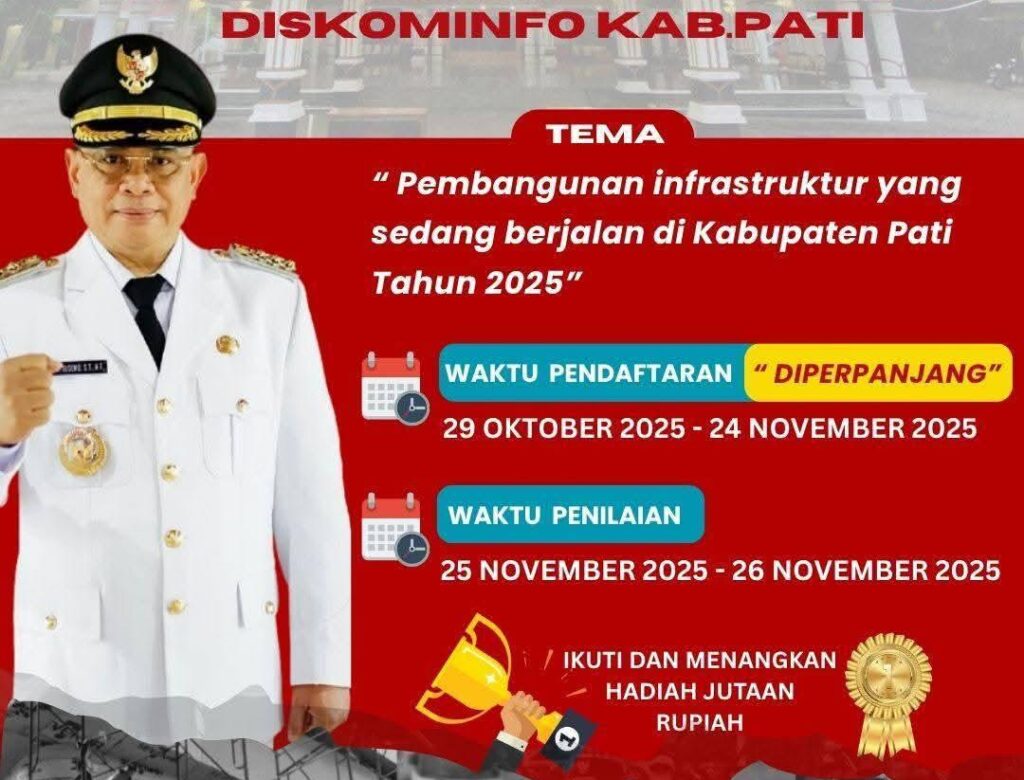Diskominfo Pati Gelar Lomba Video Pendek Bertema Pembangunan Infrastruktur 2025