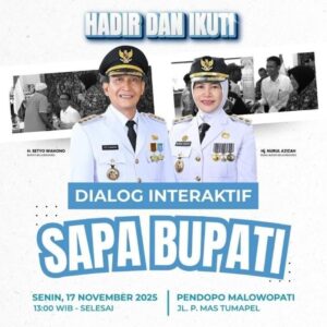 Pemkab Bojonegoro Hadirkan Kembali “Sapa Bupati”: Ruang Dialog Terbuka untuk Warga