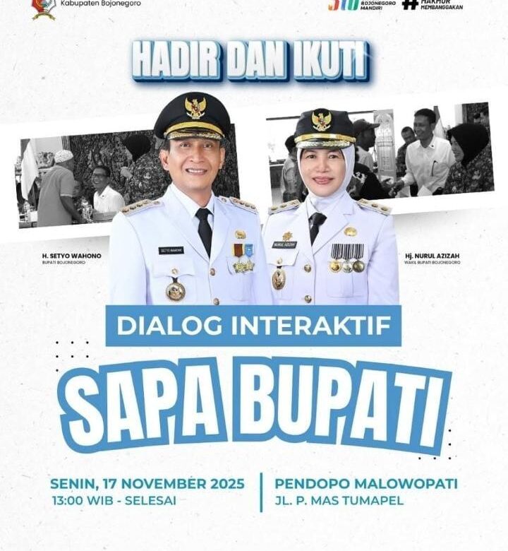 Pemkab Bojonegoro Hadirkan Kembali “Sapa Bupati”: Ruang Dialog Terbuka untuk Warga