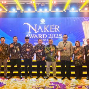 Kadisnaker Bojonegoro Apresiasi LSP K3 Raih Naker Award 2025: Putra Daerah Berperan di Level Nasional