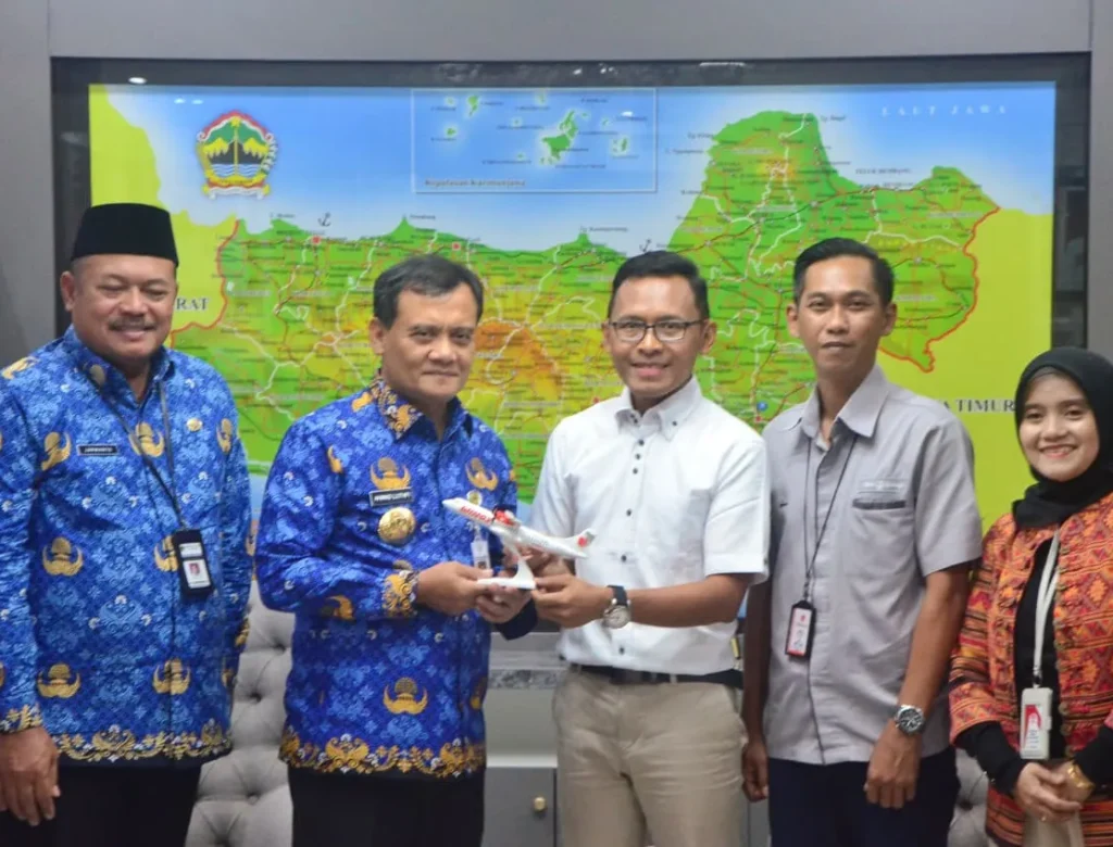 Jateng Makin Terhubung! Lion Group Buka Rute Baru, Gubernur Luthfi Sambut