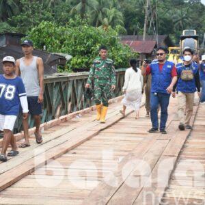 Jembatan Bailey di Anggoli Tuntas Dibangun, Akses Warga Tapteng Kembali Terhubung