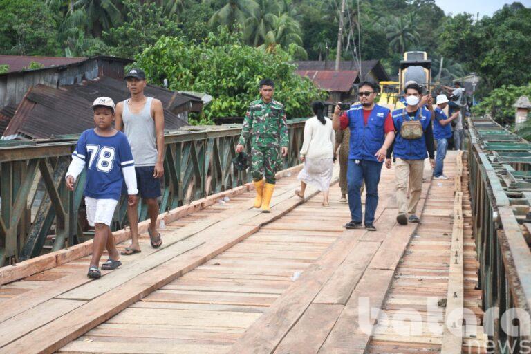 Jembatan Bailey di Anggoli Tuntas Dibangun, Akses Warga Tapteng Kembali Terhubung