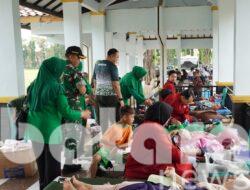 Sambut HUT ke- 80 Persit KCK, Kodim Bojonegoro Gelar Donor Darah dan Layanan Kesehatan Gratis