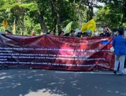 Aksi Mahasiswa, PMII Kembali Kepung Kejati Jatim,Desak Bongkar Dugaan Kartel Korupsi Pelabuhan Probolinggo