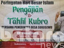 Pengajian & Tahlil Kubro Akan Digelar Malam Ini di Balai Desa Sukosewu