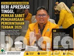 Ketua DPD Golkar Bojonegoro Beri Apresiasi Tinggi, Pemkab Sabet Penghargaan Pemerintahan Terbaik 2025