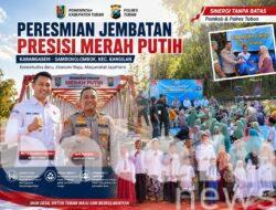 Jembatan Presisi Merah Putih Diresmikan, Kolaborasi Pemkab dan Polres Tuban Dorong Akses dan Ekonomi Warga