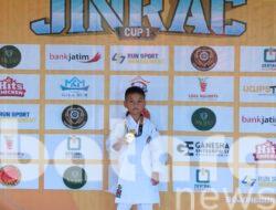 Jejak Juara Karateka Cilik Bojonegoro: Usai Emas JINKAC Cup 1 Bojonegoro, Evano Resmi Sandang Sabuk Hijau
